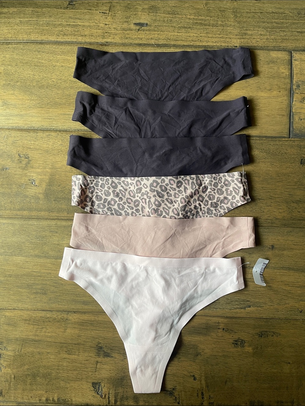 (6) NEW Chantelle soft stretch seamless thong panties panty set lot bundle